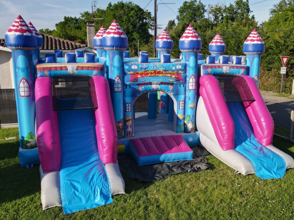Location château gonflable avec toboggan Bordeaux