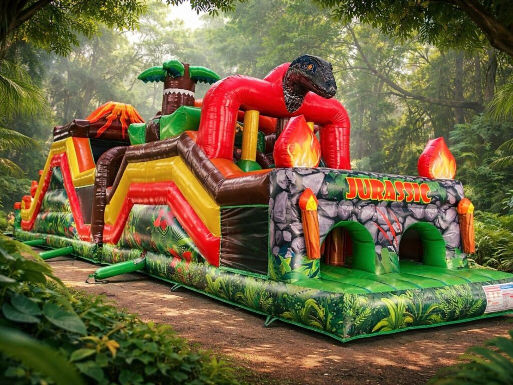 Location château gonflable Jurassic World bordeaux et gironde
