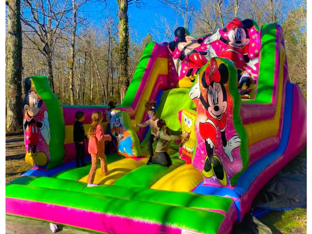 Location grand château gonflable Disney Bordeaux